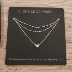 New Diamond Bezel Michelle Campbell Necklace